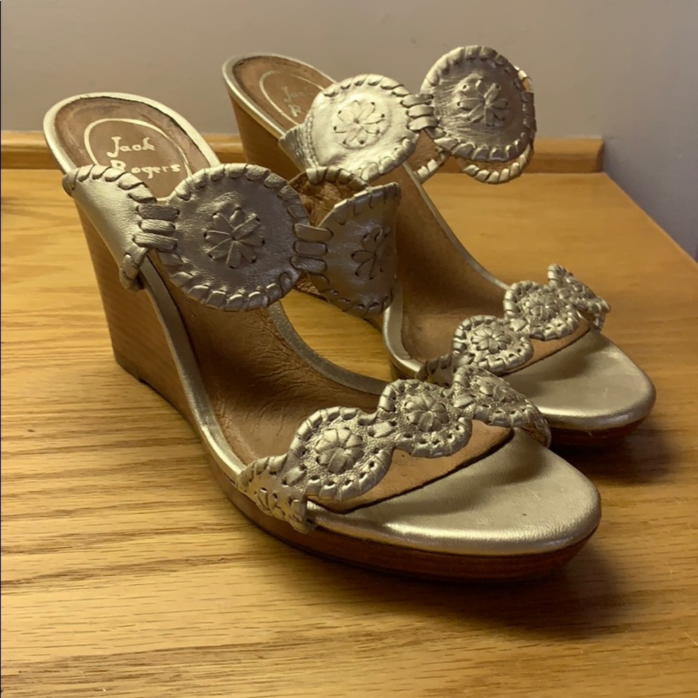 Jack Rogers Platinum wedge